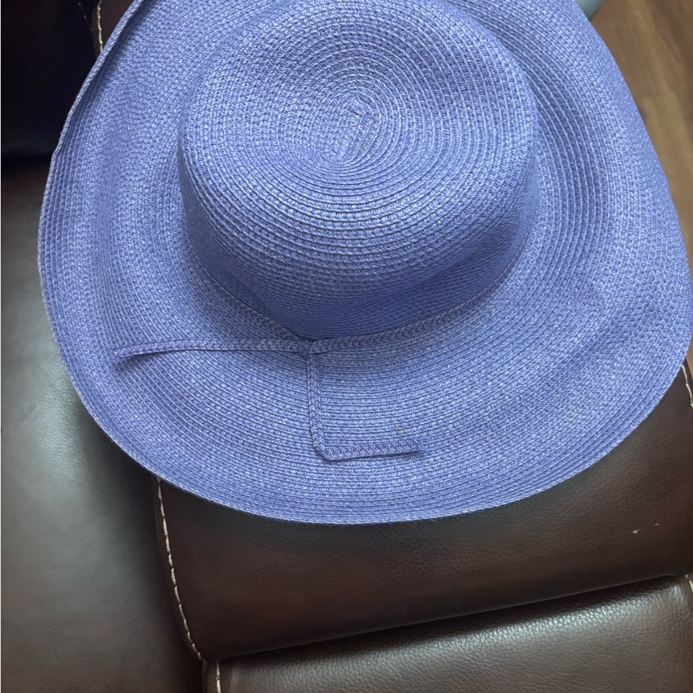 Lavender Straw Sun Hat